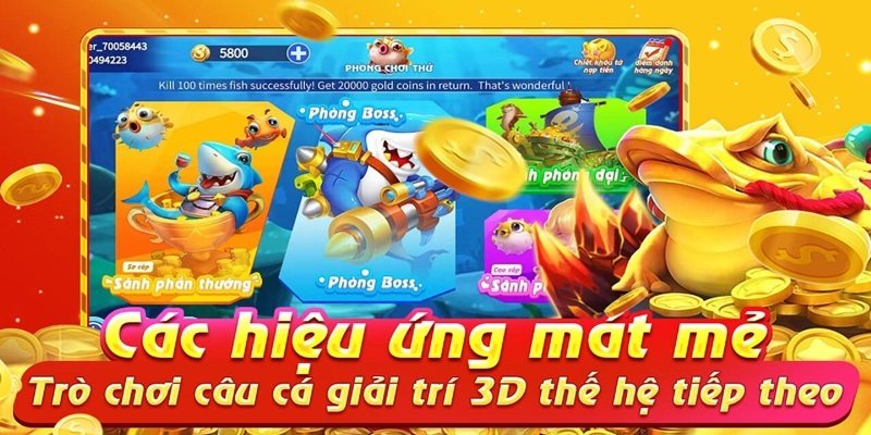 Khám phá những ưu điểm tại bắn cá 3D