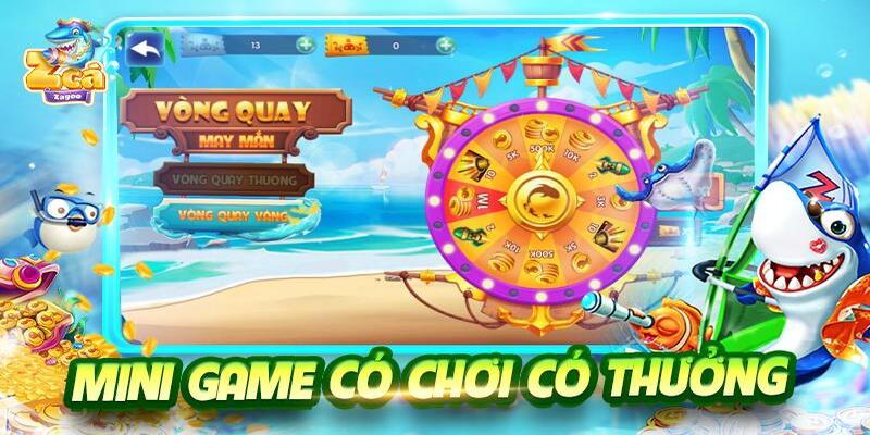 Bắn cá Zagoo chơi mini game nhận thưởng khủng